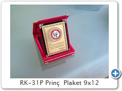 RK-31P Prinç  Plaket 9x12