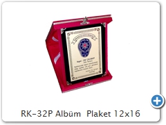 RK-32P Albüm  Plaket 12x16