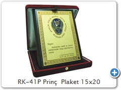 RK-41P Prinç  Plaket 15x20